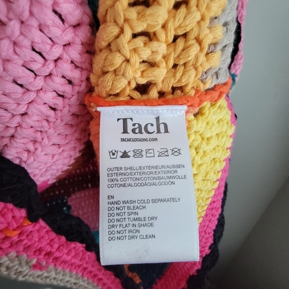 Tach Meryl Crochet Mini Dress size L NWT - Picture 5 of 7